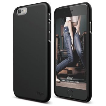 Elago S6P Slim Fit 2 Case + HD Clear Film black