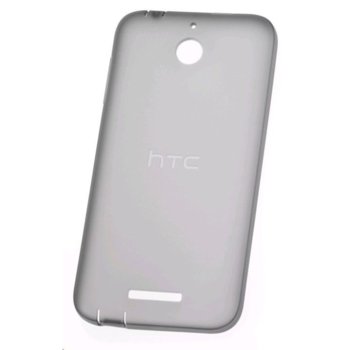 Калъф за HTC Desire 150, страничен протектор с гръб, полиуретан, HTC HC C1010, прозрачен/черен | JAR Computers HTC HC C1010 (99H11659-00)
