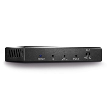 HDMI сплитер Lindy LNY-38235, от 1x HDMI(ж) към 2x HDMI(ж), до UHD(3840x2160@60Hz) резолюция | JAR Computers LINDY LNY-38235