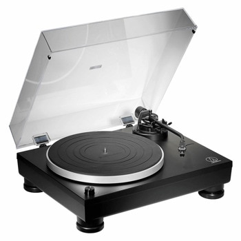 Грамофон Audio-Technica AT-LP5X, 33-1/3, 45/78 об/мин, ръчно управление, двигател с директно задвижване, вграден предусилвател, USB out, Phono/Line, черен | JAR Computers Грамофон Audio-Technica AT-LP5X