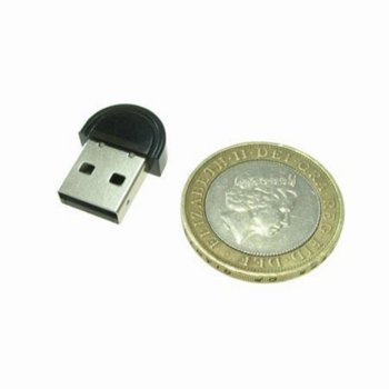 Адаптер DF 10001, Bluetooth V2.0, обхват до 10м, черен | JAR Computers Блутут мини-10001