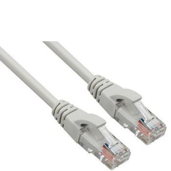 Пач кабел VCom, UTP, Cat 5e, екраниран, 1.5m, сив | JAR Computers VCom UTP Cat 5e 1.5m NP511B-1.5m