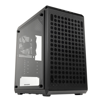 Кутия CoolerMaster Q300L V2, mATX/mITX, 2x USB 3.2 Gen 1 Type-A, 1x USB 3.2 Gen2x2 Type-C, с прозорец, черна, без захранване | JAR Computers Кутия CoolerMaster Q300L V2 Black Q300LV2-KGNN-S00