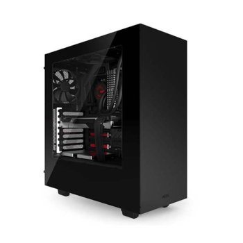 Кутия NZXT Source 340,E-ATX, ATX, MICRO-ATX, черна, Mid Tower, без захранване | JAR Computers NZXT Source 340 Black