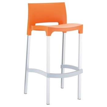 Бар стол RFG Joy, пластмасов, оранжев image