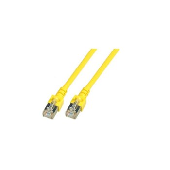 Пач кабел FTP EFB Elektronik, 5m, Cat 5E, жълт | JAR Computers EFB Elektronik RJ45 F/UTP Cat.5e 5m yellow K5463.5