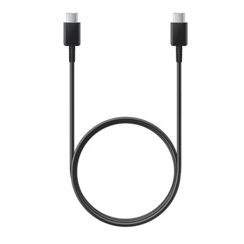 Кабел Samsung EP-DA705BBEGWW, от USB Type C(м) към USB Type C(м), 1m, черен | JAR Computers Samsung USB-C To USB-C EP-DA705BBEGWW Black