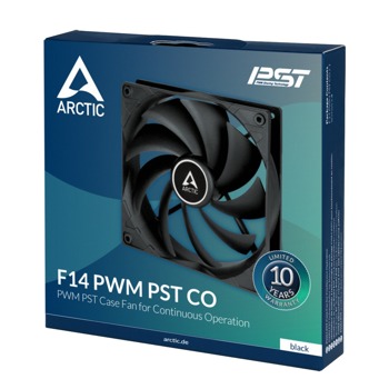 Вентилатор 140mm Arctic Fan F14 PWM PST CO, 4-пинов PWM, 1350rpm, черен | JAR Computers Вентилатор Arctic Fan F14 PWM PST CO black