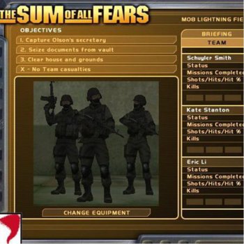 The Sum of All Fears, за PC