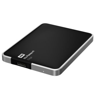 Твърд диск 500GB WD My Passport™ Edge for Mac черен, 2.5" (6.35 cm), външен, алуминиев корпус, USB3.0 (+захранване през USB), 2г гаранция | JAR Computers 500GB WD My Passport™ Edge for Mac черен