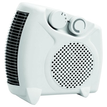 Вентилаторна печка Crown CFH-1605, 2000W, защита срещу прегряване, 2 степени на отопление, бяла image