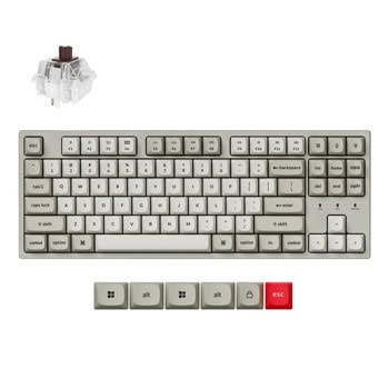 keychron c1 pro 8k qmk super brown switch