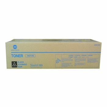 Тонер касета за Konica Minolta Bizhub Pro C650 Series/C750 Series - Black - A3VU150 - Konica Minolta TN711K - Оригинална, Заб.: 47200 брой копия | JAR Computers Тонер касета за Konica Minolta TN711K A3VU150