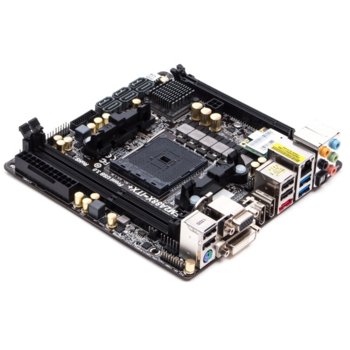 Дънна платка ASRock FM2A88X-ITX+, AMD A88X, FM2+, DDR3, PCI-E 3.0 (HDMI & DVI), SB7.1, Dual-Band WiFi 802.11n, Bluetooth 4.0, Lan1000, 6xSATA RAID 6Gb/s 0,1,5,10, mSATA 6Gb/s, mini-ITX | JAR Computers ASRock FM2A88X-ITX+