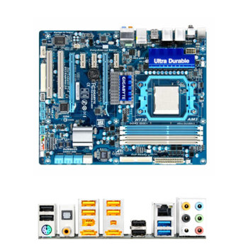 Дънна платка Gigabyte 890XA-UD3, AMD 890G, AM3, DDR3, 2xPCI-E (CF), SB7.1 Dolby, Lan1000, 2xSATA 6Gb/s RAID 0, 1, 5, 10, 3x1394, 2xUSB3.0, ATX | JAR Computers Gigabyte 890XA-UD3