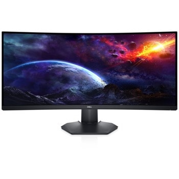 Монитор Dell S3422DWG (разопакован продукт), 34" (86.36 cm) VA панел, 144Hz, Ultra HD, 2ms, 400cd/m2, DisplayPort, HDMI, USB | JAR Computers Dell S3422DWG Разопакован