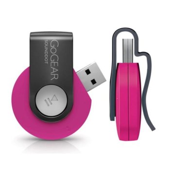 Philips MP3 Player - 2GB - Pink - non-FM