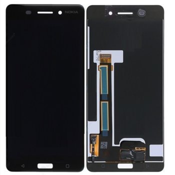 Дисплей за Nokia 6.1/Nokia 6 2018, LCD, с тъч, оригинален, черен | JAR Computers LCD with Touch Black Nokia 6.1/Nokia 6 2018