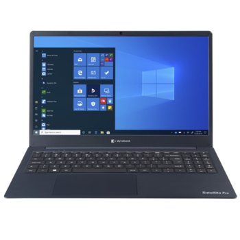 Лаптоп Dynabook Toshiba Satellite Pro C50-H-104 (PYS33E-00703EG6_EXT1036E-V)(син), четириядрен Ice Lake Intel Core i7-1065G7 1.3/3.9 GHz, 15.6" (39.62 cm) Full HD Anti-Glare Display, (HDMI), 8GB DDR4, 512GB SSD, 1x USB 3.1 Type-C, Windows 10 Pro | JAR Computers Dynabook Toshiba Satellite Pro C50-H-104