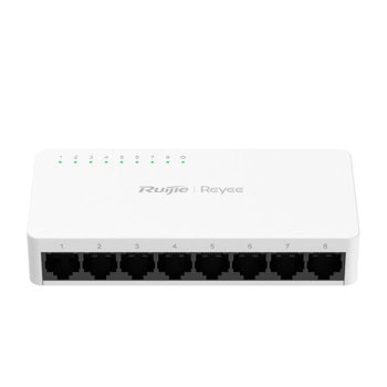 Суич Ruijie RG-ES08F, 100Mbps, 8 порта, 8x 10/100Mbps RJ45 | JAR Computers Ruijie RG-ES08F