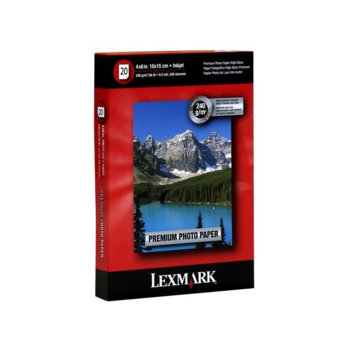 Lexmark Premium Photo Paper 10x15cm 20броя