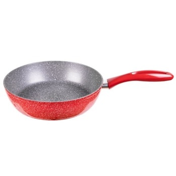 Дълбок тиган Voltz V54419A26D, мраморно покритие, 26 см диаметър, червен | JAR Computers Voltz V54419A26D
