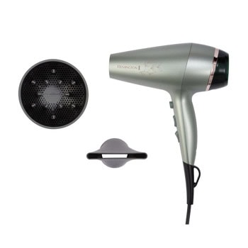 Сешоар Remington AC5860 Botanicals, 2300W, 2 скорости, 3 настройки на температурата, йонизация, зелен | JAR Computers Сешоар Remington AC5860 Botanicals