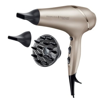 Сешоар Remington AC8605 Advanced Colour Protect, 2300W, 2 скорости, 3 настройки на температурата, студена струя, златист | JAR Computers Сешоар Remington AC8605 Advanced Colour Protect