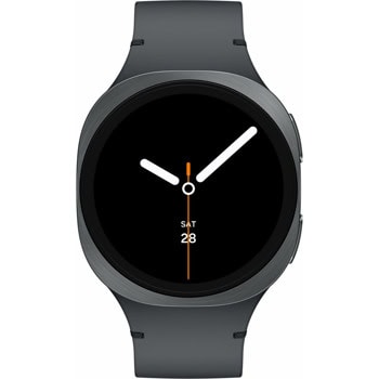 Смарт часовник Samsung Galaxy Watch8 BT 40mm Graphite (SM-L320NDAAEUE), 1.34" (3.40cm) AMOLED дисплей, 325mAh батерия, BioActive сензор, 5ATM + IP68 защита, черен | JAR Computers Samsung Galaxy Watch8 40mm Graphite SM-L320NDAAEUE