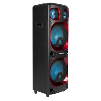 Тонколона NGS Wild Ska 2, 2.0, 800W, Bluetooth, AUX, USB, micro SD слот, черна, караоке, с включено дистанционно, RGB подсветка | JAR Computers NGS Wild Ska 2