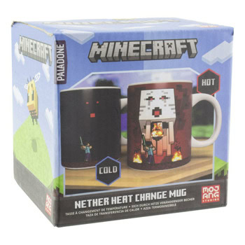 Чаша Paladone Minecraft Nether Heat Change Mug, термо ефект, 300ml, многоцветна | JAR Computers Paladone Minecraft Nether Heat Change Mug