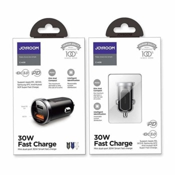 Joyroom Dual USB-A & USB-C Car Charger C-A08