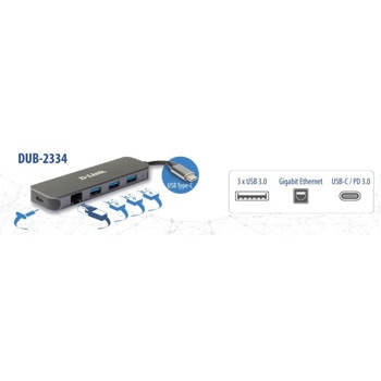 D-Link 5-in-1 USB-C Hub