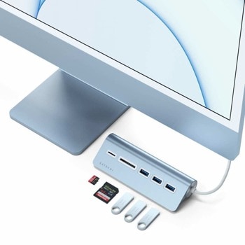 Satechi Aluminum USB-C 3.0 Hub ST-TCHCRB 54105