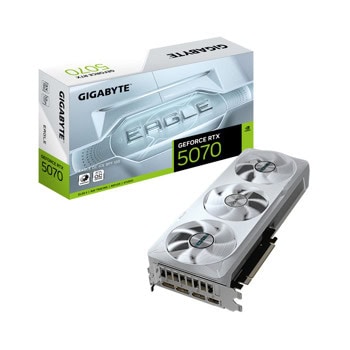 Видео карта Nvidia GF RTX 5070, 12GB, Gigabyte Eagle Ice SFF, OC, PCI-E 5.0, GDDR7, 192-bit, DisplayPort, HDMI | JAR Computers Gigabyte GV-N5070EAGLEOC ICE-12GD