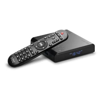 Медиа плейър SAVIO Smart TV Box Silver TB-S01, Amlogic S905X3, 2GB DDR4, 16GB Flash памет, Wi-Fi, LAN, HDMI, USB, SDCard, черен | JAR Computers SAVIO TV-BOX TB-S01