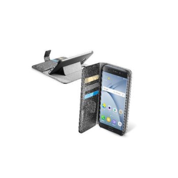 Калъф за Samsung Galaxy Note 7, отвараяем, еко кожа, Cellular Line Wallet, с джоб, сив | JAR Computers Cellular Line Book Agenda