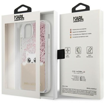 Karl Lagerfeld Liquid Glitter Peek a Boo Case