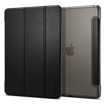Калъф Spigen Smart Fold ACS00373, за Apple iPad 7 (2019), еко кожа, с поставка, черен | JAR Computers Spigen Smart Fold ACS00373