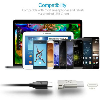 3 броя адаптер microUSB към USB-C