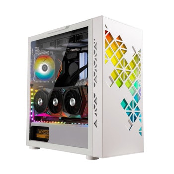 Кутия BitFenix Tracery ARGB, E-ATX/ATX/MicroATX/Mini-ITX, 2x USB 3.0, бяла, без захранване | JAR Computers BitFenix Tracery Tracery ARGB White