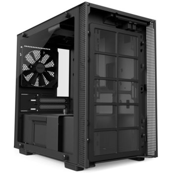 Кутия NZXT H200i mini-ITX Black NZXT-CASE-H200W-BB