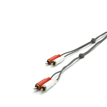 Аудио кабел Vivanco 46500, 2x RCA Chinch(м) към 2x RCA Chinch(м), 1.5m, черен | JAR Computers Vivanco 46500 2x Chinch(м) към 2x Chinch(м)
