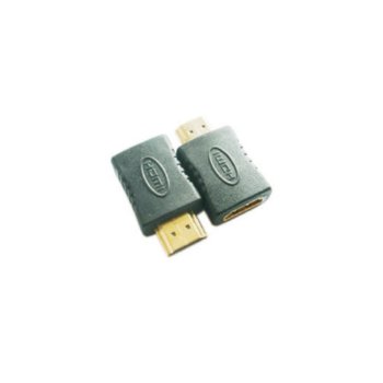 Преходник VCom CA316, Mini HDMI(м) към HDMI(ж), черен | JAR Computers VCom CA316 Mini HDMI(м) към HDMI(ж)