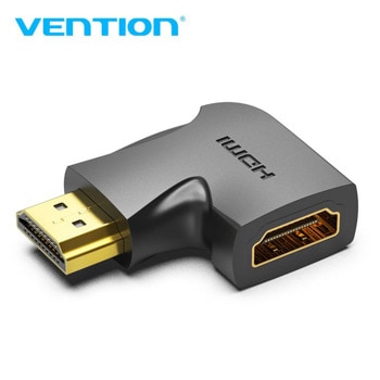 Адаптер Vention AIQB0 от HDMI(м) към HDMI(ж), черен, 4K 2160p@60Hz, 18 Gb/s | JAR Computers Vention AIQB0
