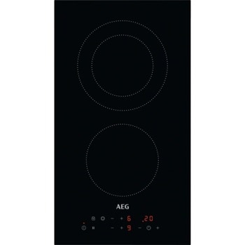 Плот за вграждане AEG HRB32310CB, 2 нагревателни зони, стъклокерамика, функция заключване на плота, функция детска безопасност, 1700W, черен | JAR Computers AEG HRB32310CB
