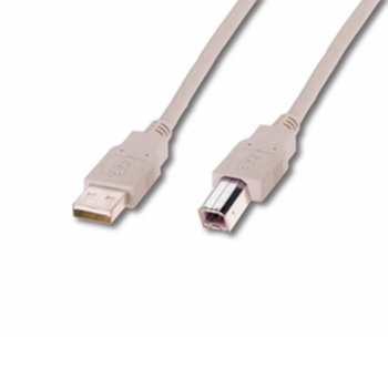 Assmann USB A(м) към USB B(м) 1м AK-300102-010-E