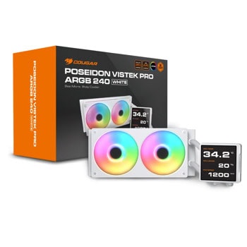Cougar Gaming Poseidon Vistek Pro ARGB 240 White