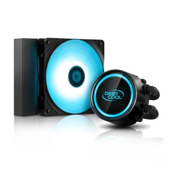 Водно охлаждане за процесор DeepCool GAMMAXX L120 V2, съвместимост с Intel LGA 1151/1150/1155/1156/1366/2066/2011-v3/2011 & AMD AM4/FM2+/FM2/FM1/AM3+/AM3/AM2+/AM2, RGB подсветка | JAR Computers DeepCool GAMMAXX L120 V2 DP-H12RF-GL120V2