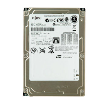 160GB, Fujitsu, SerialATA, 5400rpm, 8MB, 2.5